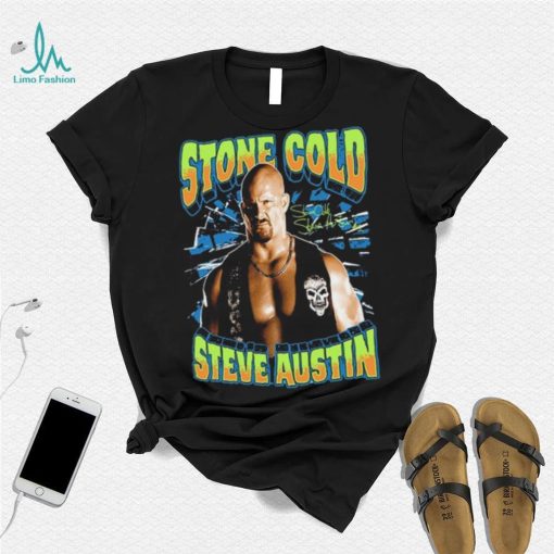 Ripple Junction Black Stone Cold Steve Austin Glow Ink T Shirt