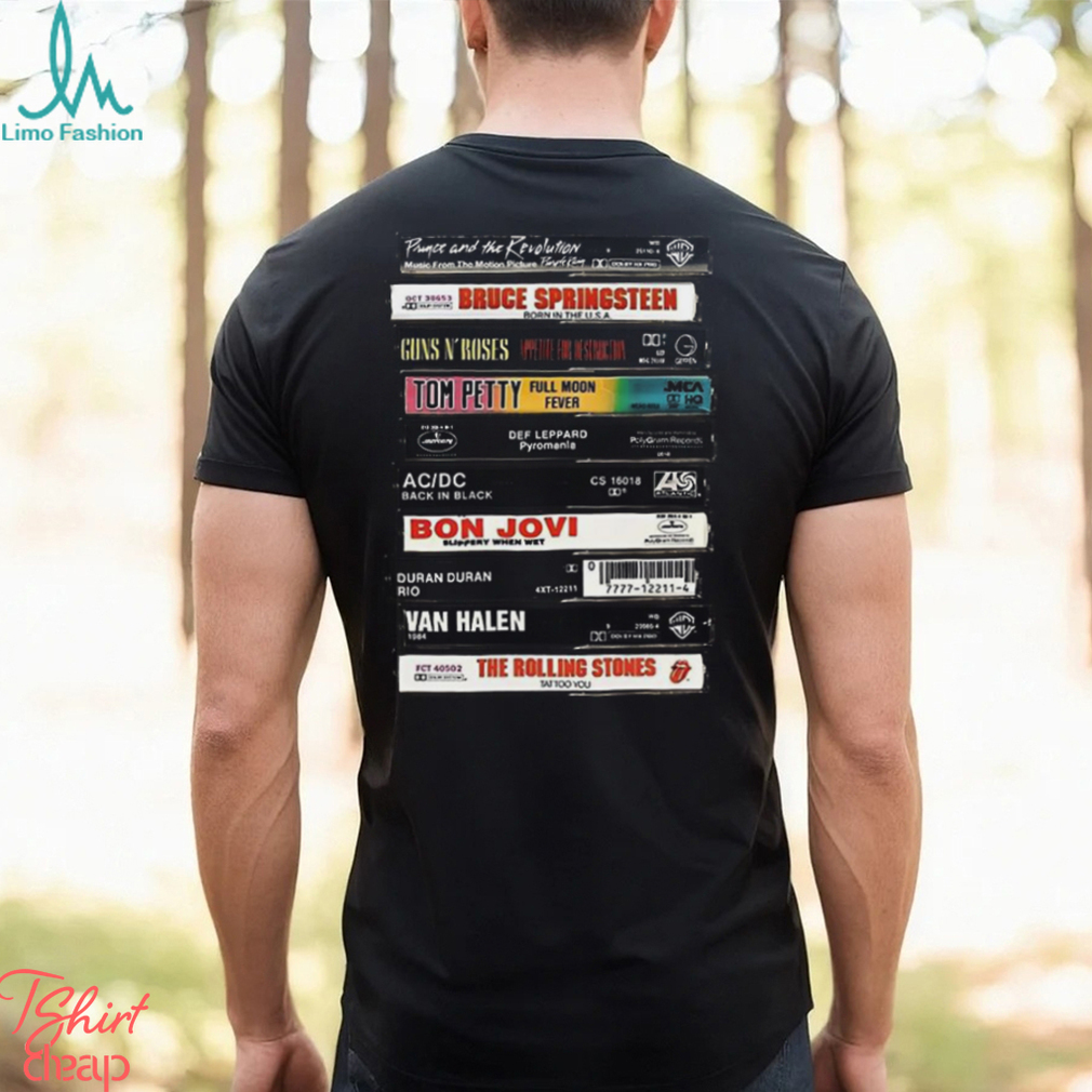 Rock Cassettes Tape Shirt Bands Band T Shirt Hoodie Rock Cassettes Tape Shirt Bands Band T Shirt Hoodie