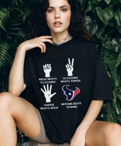Rock Paper Scissors Nothing Beats The Houston Texans Shirt