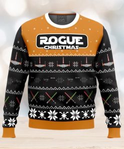 Rogue Christmas Star Wars Ugly Christmas Sweater Xmas 3D Printed Christmas Sweater Gift