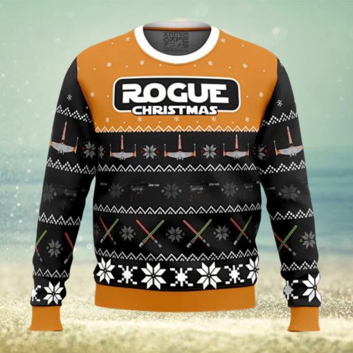 Rogue Christmas Star Wars Ugly Christmas Sweater Xmas 3D Printed Christmas Sweater Gift