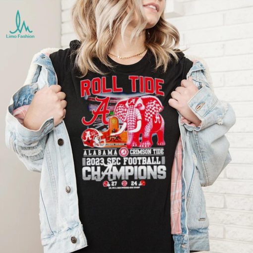 Roll Tide Alabama Crimson Tide 2023 SEC football Champions 27 24 shirt