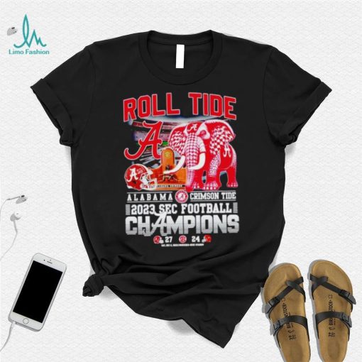 Roll Tide Alabama Crimson Tide 2023 SEC football Champions 27 24 shirt