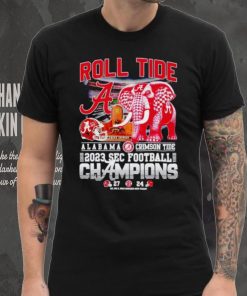 Roll Tide Alabama Crimson Tide 2023 SEC football Champions 27 24 shirt