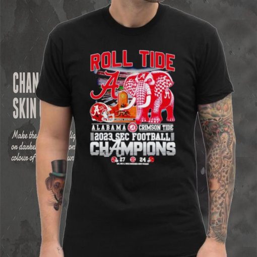 Roll Tide Alabama Crimson Tide 2023 SEC football Champions 27 24 shirt