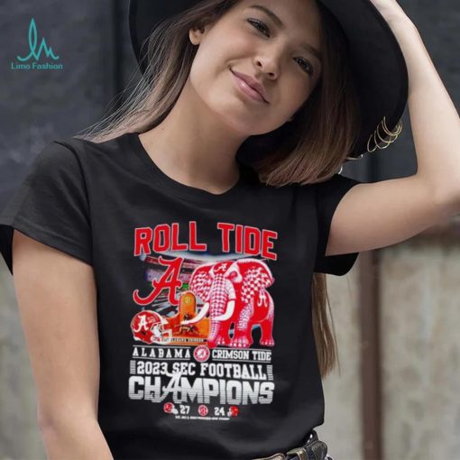 Roll Tide Alabama Crimson Tide 2023 SEC football Champions 27 24 shirt