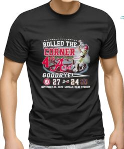 Rolled The Corner 4th And 31 Jalen Milroe Alabama Crimson Tide 27 24 Signature Shirt