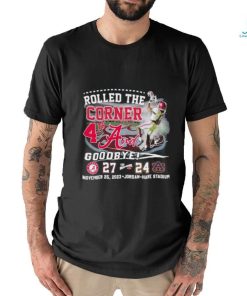 Rolled The Corner 4th And 31 Jalen Milroe Alabama Crimson Tide 27 24 Signature Shirt
