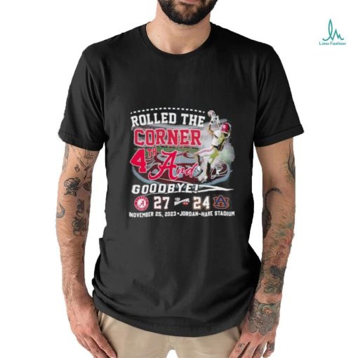 Rolled The Corner 4th And 31 Jalen Milroe Alabama Crimson Tide 27 24 Signature Shirt