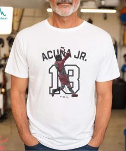 Ronald Acuña Jr. Atlanta Braves Double Play Name & Number Shirt