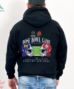Rose Bowl Game Presented By Prudential Playoff Semifinal 2024 Michigan Wolverines Vs Alabama Crimson Tide Helmet January 1st T shirt, hoodie, sweater, long sleeve and tank top Rose Bowl Game Presented By Prudential Playoff Semifinal 2024 Michigan Wolverines Vs Alabama Crimson Tide Helmet January 1st T shirt
