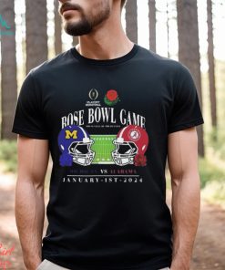 Rose Bowl Game Presented By Prudential Playoff Semifinal 2024 Michigan Wolverines Vs Alabama Crimson Tide Helmet January 1st T shirt, hoodie, sweater, long sleeve and tank top Rose Bowl Game Presented By Prudential Playoff Semifinal 2024 Michigan Wolverines Vs Alabama Crimson Tide Helmet January 1st T shirt
