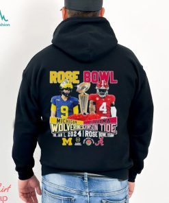 Rose Bowl Michigan Wolverines Vs Alabama Crimson Tide Thu Jan 1 2024 Rose Bowl Stadium Shirt
