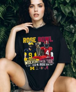 Rose Bowl Michigan Wolverines Vs Alabama Crimson Tide Thu, Jan 1, 2024 Rose Bowl Stadium T Shirt