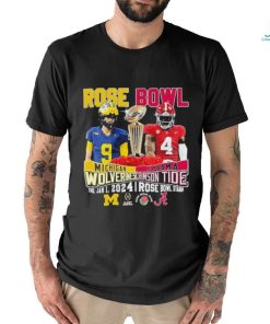Rose Bowl Michigan Wolverines Vs Alabama Crimson Tide Thu Jan 1 2024 Rose Bowl Stadium shirt