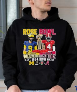 Rose Bowl Michigan Wolverines Vs Alabama Crimson Tide Thu Jan 1 2024 Rose Bowl Stadium shirt