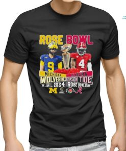 Rose Bowl Michigan Wolverines Vs Alabama Crimson Tide Thu Jan 1 2024 Rose Bowl Stadium shirt