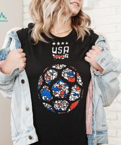 Round21 USWNT 2023 Geometric Black Shirt