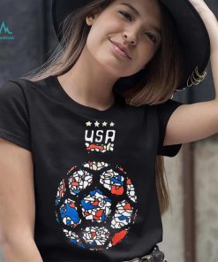 Round21 USWNT 2023 Geometric Black Shirt