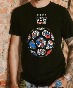 Round21 USWNT 2023 Geometric Black Shirt
