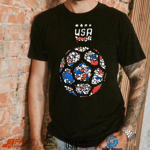 Round21 USWNT 2023 Geometric Black Shirt
