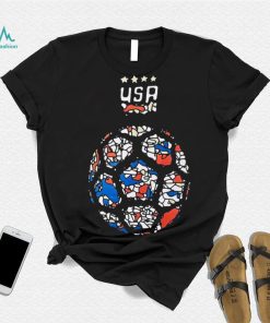 Round21 USWNT 2023 Geometric Black Shirt