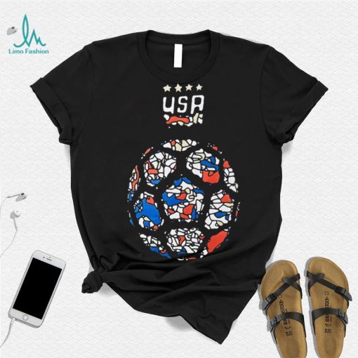 Round21 USWNT 2023 Geometric Black Shirt