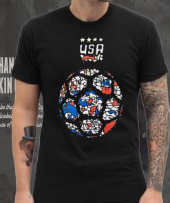 Round21 USWNT 2023 Geometric Black Shirt