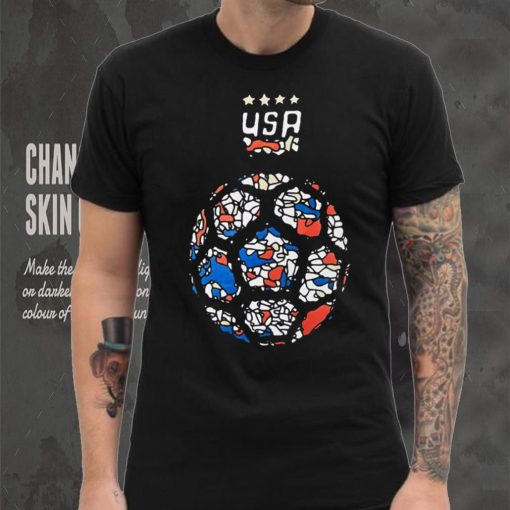 Round21 USWNT 2023 Geometric Black Shirt