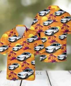 Royal Canadian Mounted Police Ford Crown Victoria Hawaiian Shirt Summner Vacation Shirt