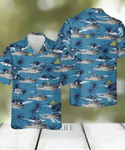 Royal Canadian Navy Bay class minesweeper Hawaiian Shirt Summner Vacation Shirt