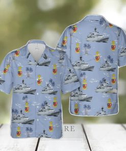 Royal Danish Navy HDMS Peter Tordenskiold (F356) Hawaiian Shirt