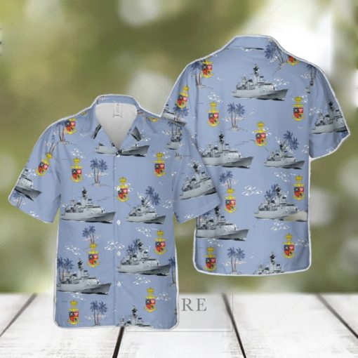 Royal Danish Navy HDMS Peter Tordenskiold (F356) Hawaiian Shirt