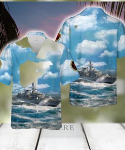 Royal Navy HMS Marlborough (F233) Type 23 frigate Hawaiian Shirt