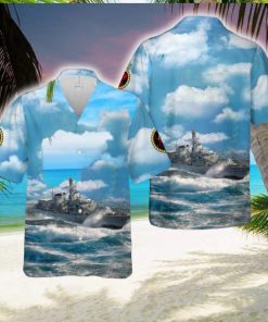 Royal Navy HMS Marlborough (F233) Type 23 frigate Hawaiian Shirt