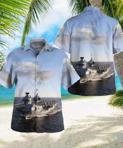 Royal Navy HMS Queen Elizabeth (R08) Hawaiian Shirt