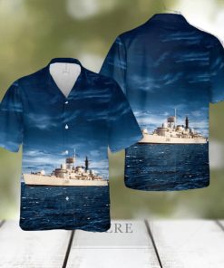 Royal Navy HMS Sheffield (D80) Type 42 destroyer Hawaiian Shirt