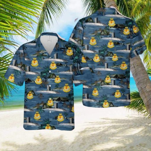 Royal Navy Trafalgar class submarine HMS Torbay (S90) Hawaiian Shirt