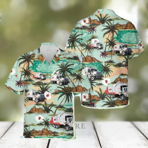 Rumpke Waste & Recycling Truck Hawaiian Shirt