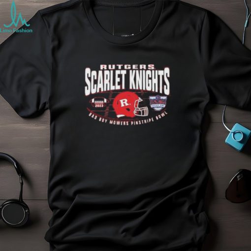 Rutgers Scarlet Knights 2023 Bad Boy Mowers Pinstripe Bowl Shirt