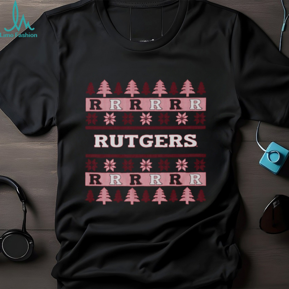 Rutgers Scarlet Knights Holiday Christmas Tree T Shirt Rutgers Scarlet Knights Holiday Christmas Tree T Shirt