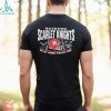 Rutgers Scarlet Knights Red 2023 Bad Boy Mowers Pinstripe Bowl Helmet T Shirt