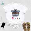 Rutgers Scarlet Knights vs Miami Hurricanes 2023 Bad Boy Mowers Pinstripe Bowl shirt