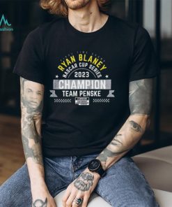 Ryan Blaney first time champion 2023 NASCAR cup series champion team Penske shirt