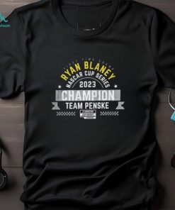 Ryan Blaney first time champion 2023 NASCAR cup series champion team Penske shirt