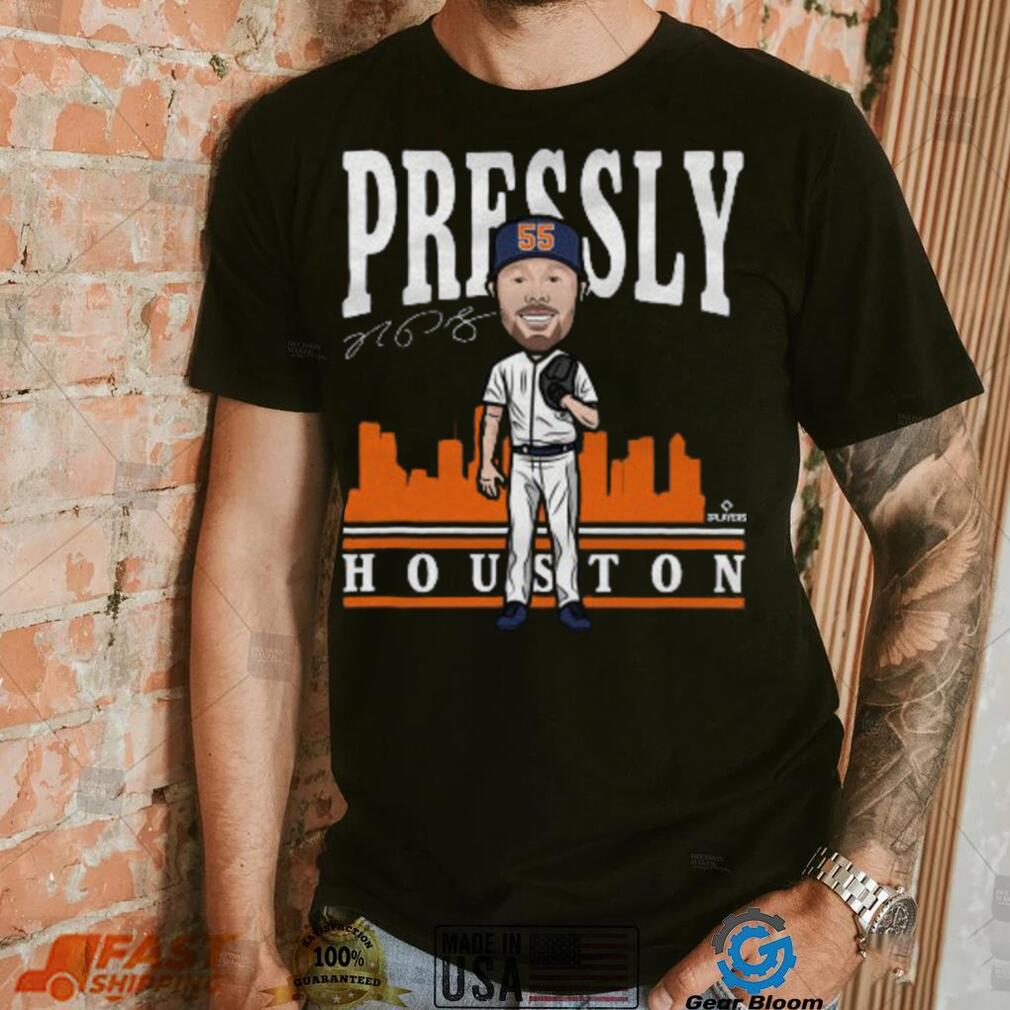 Ryan Pressly Toon O WHT Shirt Ryan Pressly Toon O WHT Shirt