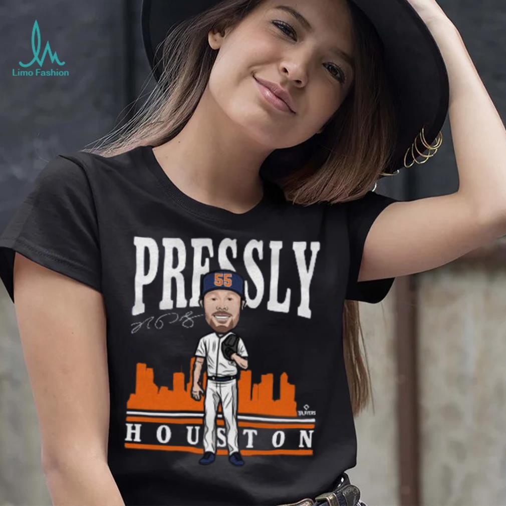 Ryan Pressly Toon O WHT Shirt Ryan Pressly Toon O WHT Shirt