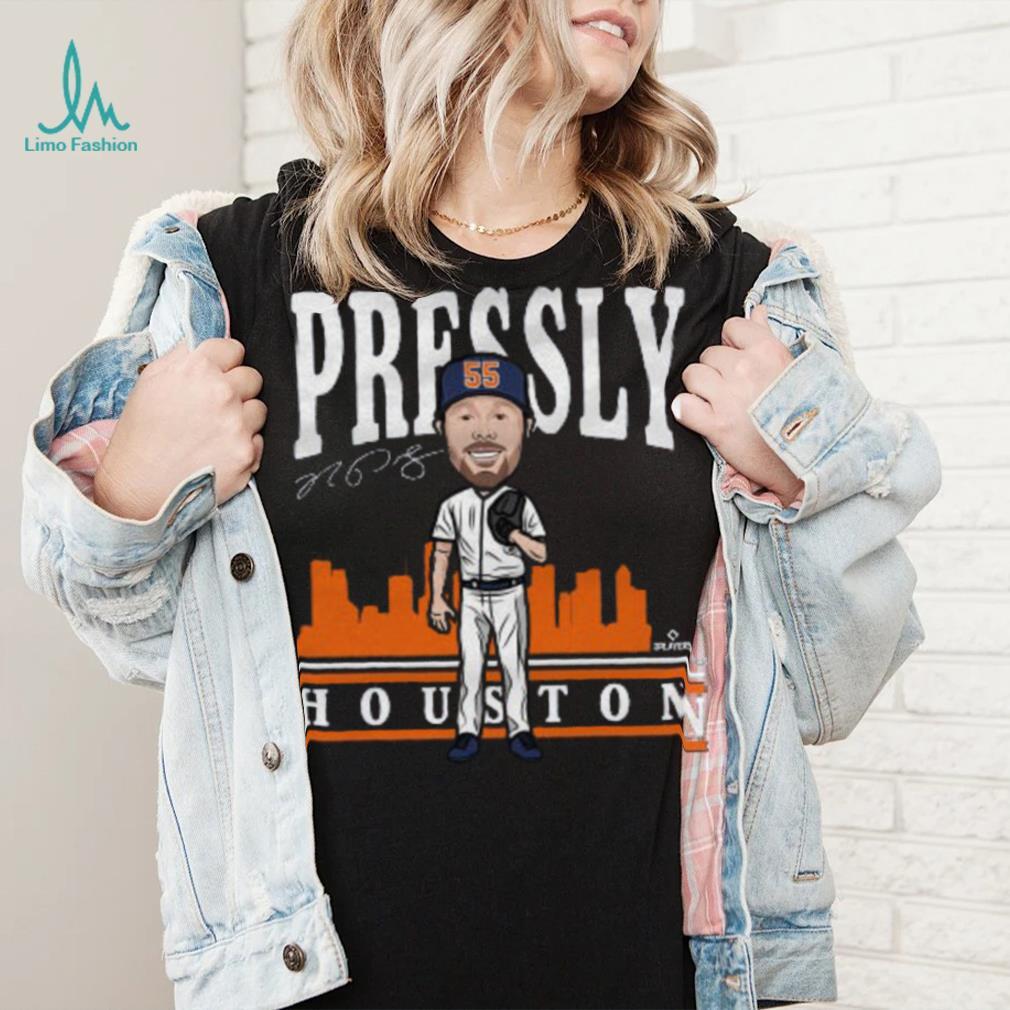 Ryan Pressly Toon O WHT Shirt Ryan Pressly Toon O WHT Shirt