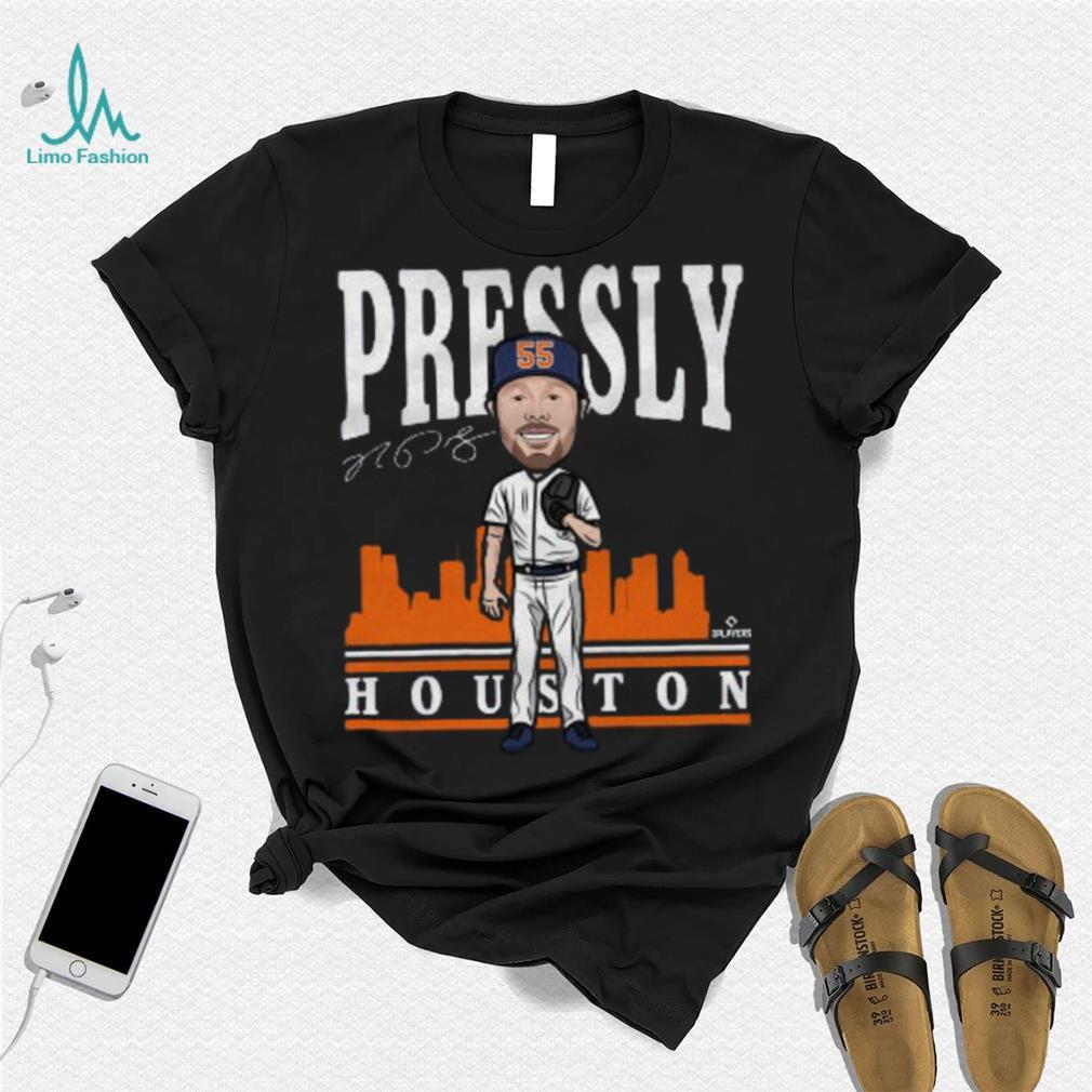 Ryan Pressly Toon O WHT Shirt Ryan Pressly Toon O WHT Shirt