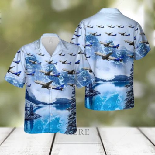 SAS Scandinavian Airlines Airbus A320N SE ROY Aloha Short Sleeve 3D Printed Hawaiian Shirt For Men And Women